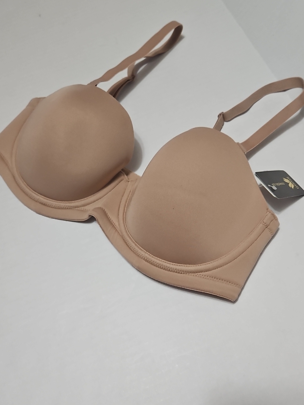 Wacoal Nude T-Shirt Underwire Seamless Strapless Bra - Beige Size 36D